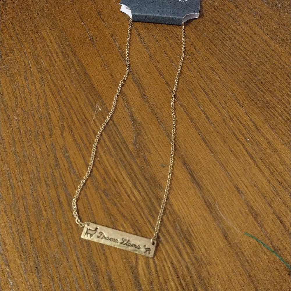 Drama llama necklace